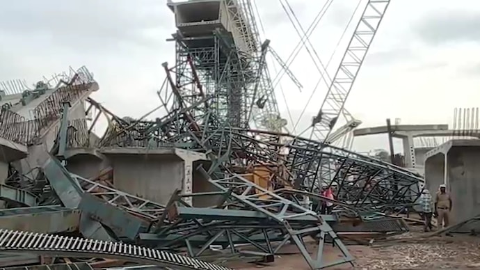 Rescue and relief operations were launched immediately after the collapse. bridge collapse