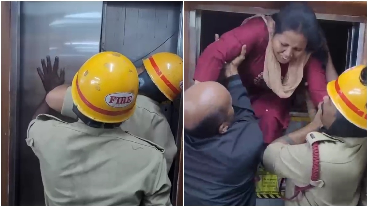 Video: 9 people trapped in lift at Karnataka mall, hour-long rescue operation follows