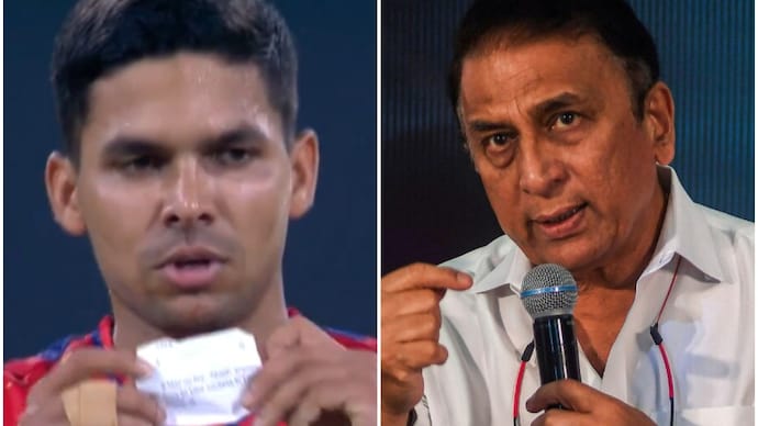 Sunil Gavaskar rips through Aakash Singh after poor outing against RR (Photo Broadcaster/ PTI) Aakash Singh, Sunil Gavaskar