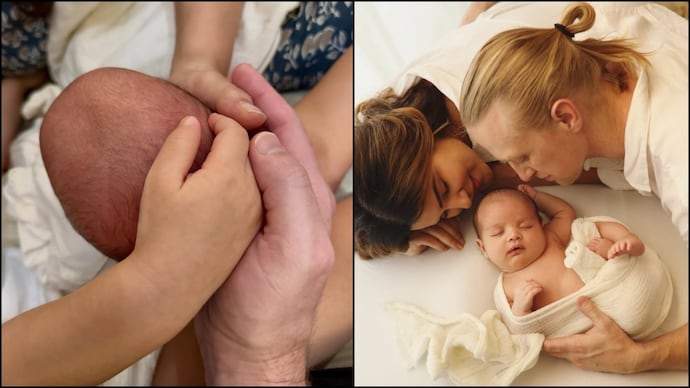Aashka Goradia and Brent Goble welcome their second baby boy. (Photo Credit: Instagram/ Aashka Goradia) Aashka Goradia, Brent Goble