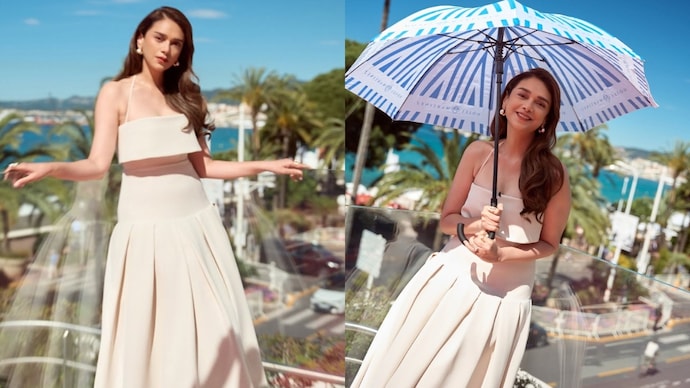 Aditi Rao Hydari's new Cannes look (Credit: Instagram/AditiiRaoHydari) Aditi Rao Hydari's new Cannes look