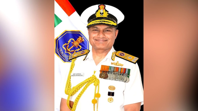 Admiral Krishna Swaminathan's career spans nearly four decades. He is a specialist in communication and electronic warfare. (Photo: Ministry of Defence) Admiral Krishna Swaminathan