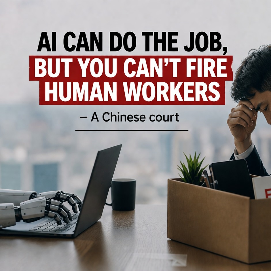 Firing employees and replacing them with AI is illegal: China court tells companies