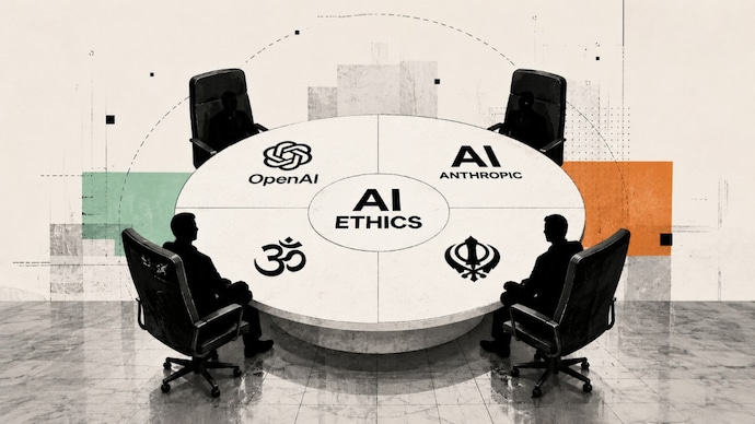 Anthropic and OpenAI executives recently met Hindu and Sikh religious leaders to discuss AI ethics. (Representational image made with AI)