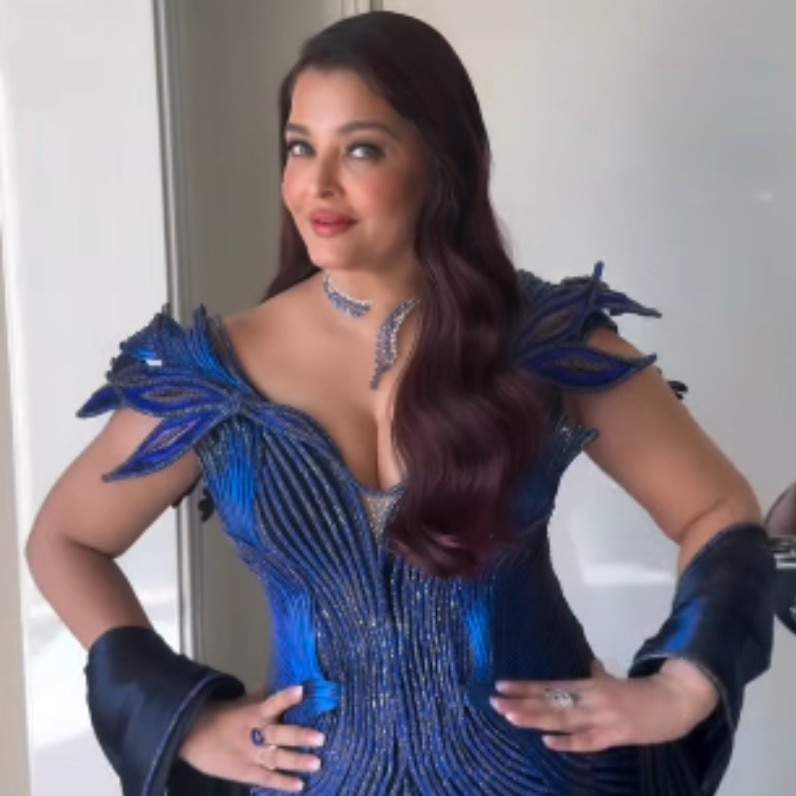 Aishwarya Rai's Cannes 2026 look drips in blue drama and main-character energy