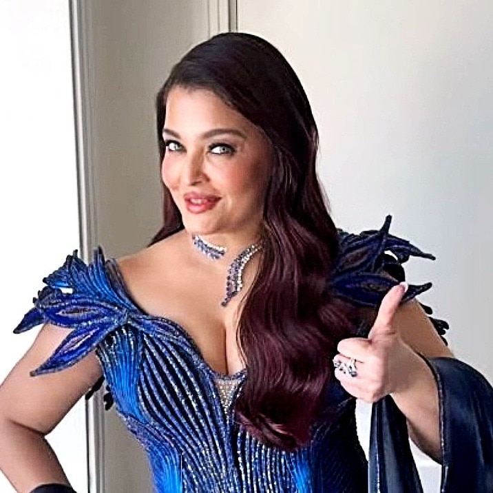 Aishwarya Rai's Cannes 2026 look drips in blue drama and main-character energy