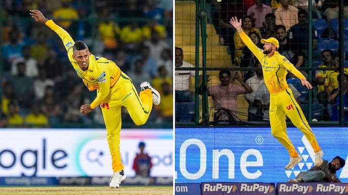 Akeal was dropped by CSK in the name of team situations (Courtesy: PTI) Akeal Hosein, Matt Short