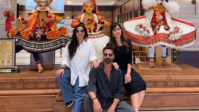Anees Bazmee's film stars Akshay Kumar, Vidya Balan and Raashi Khanna. (Credit: Instagram/@akshaykumar) Akshay Kumar