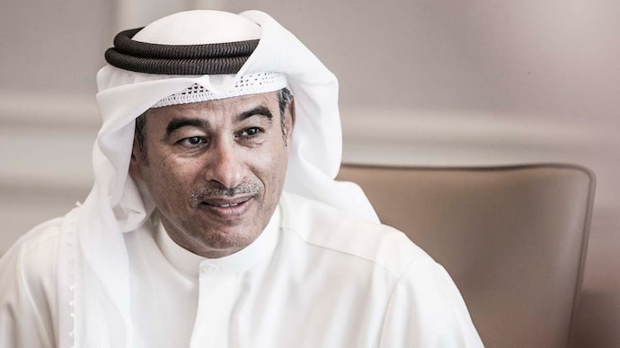 Alabbar and Fred marchitto ceo of Net A Porter, Interview held at The Address Boluward club lounge,