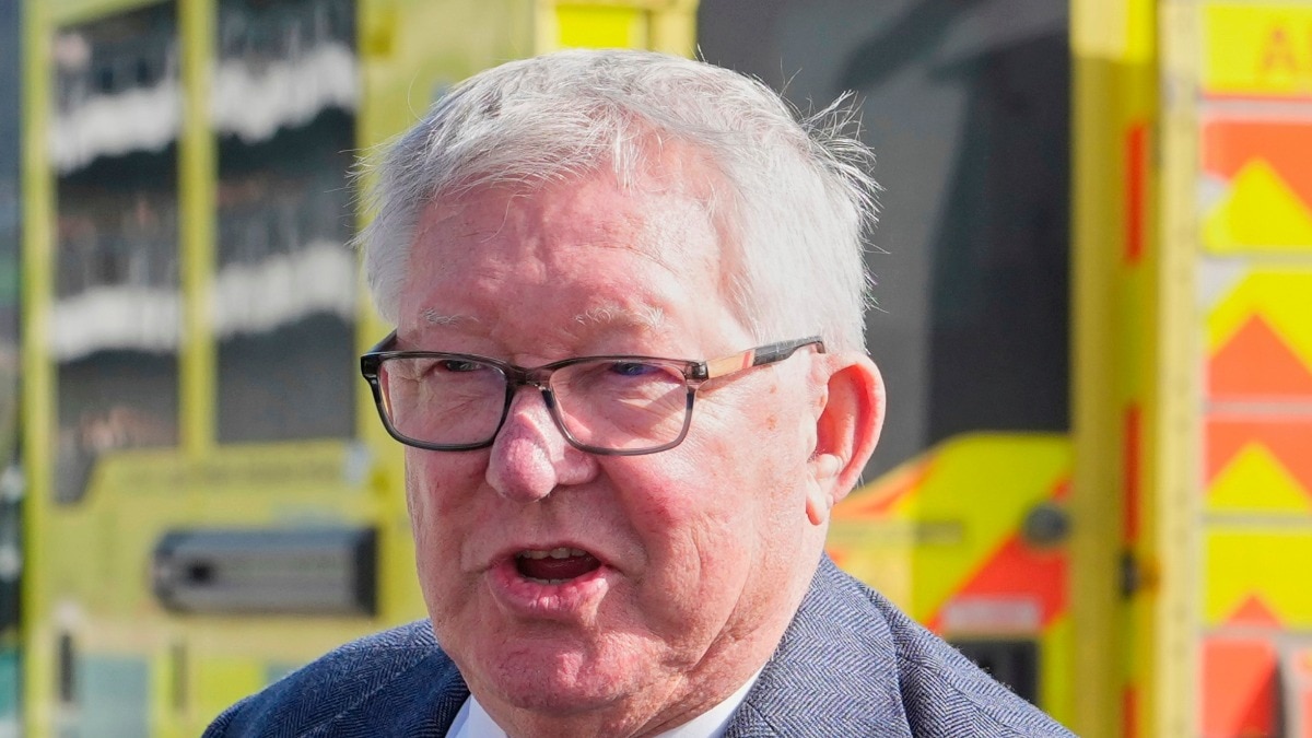 Alex Ferguson has been taken to hospital. (AP Photo) Alex Ferguson