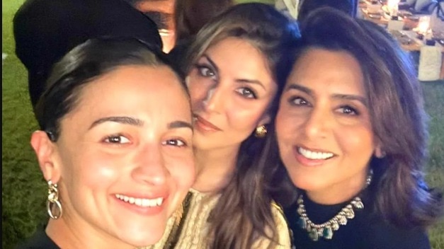 Alia Bhatt, Neetu Kapoor, Riddhima Kapoor Sahni