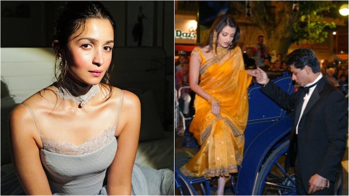 Alia Bhatt picks Aishwarya Rai's Devdas Cannes look as her favourite. (Credit: Instagram/@aliabhatt, X@harjarkagalwa) Alia Bhatt