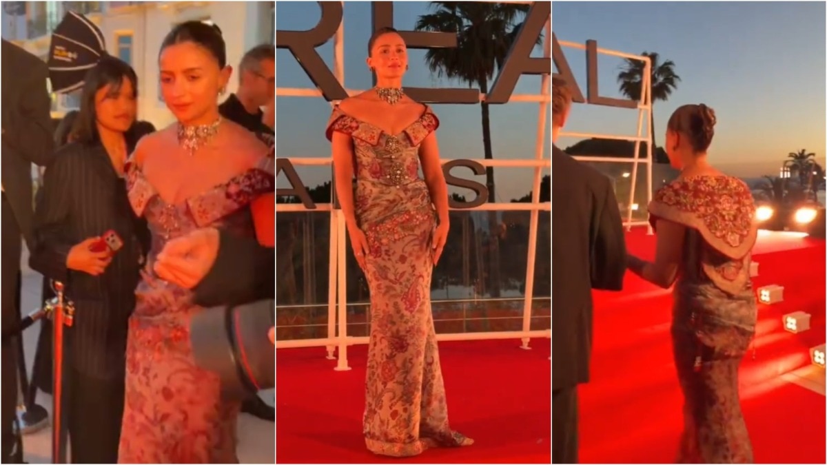 Watch: Alia Bhatt channels modern maharani in a regal gown at Cannes 2026