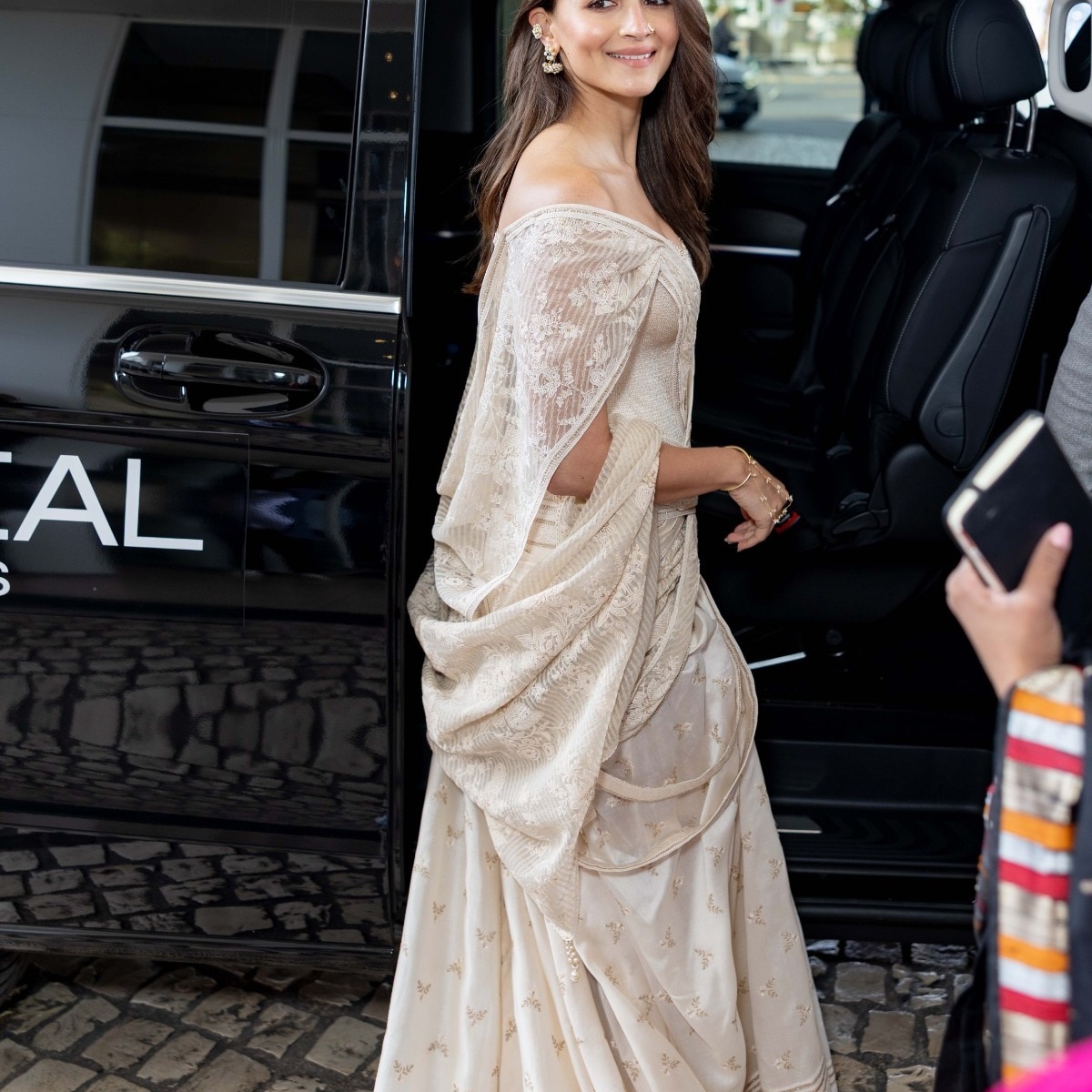 Alia Bhatt’s vintage corset-saree at Cannes was a nod to her roots