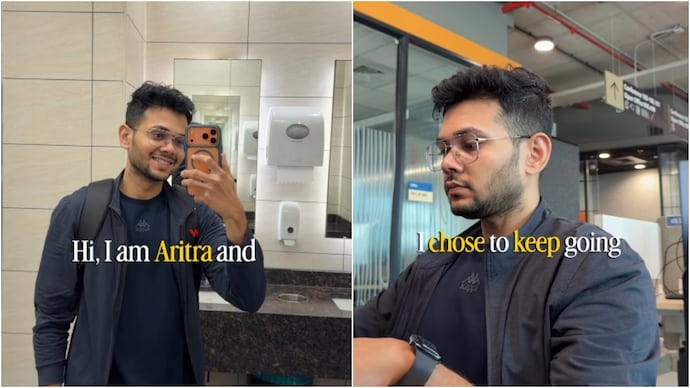 A data engineer living in Bengaluru was rejected by Amazon 7 times, but he decided to keep going. (Photo: Instagram) amazon techie