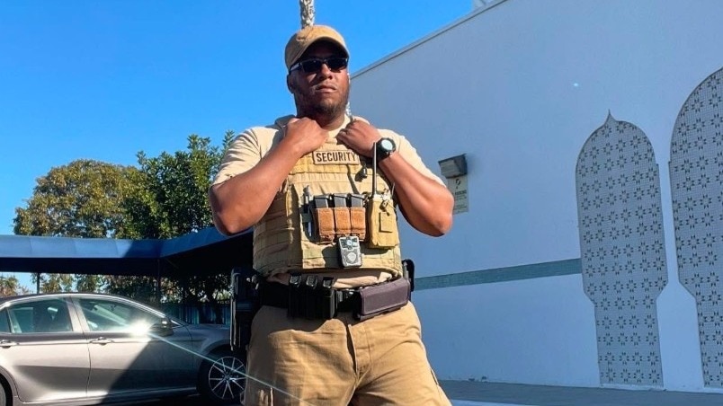 Guard hailed hero after saving 140 children in San Diego mosque attack