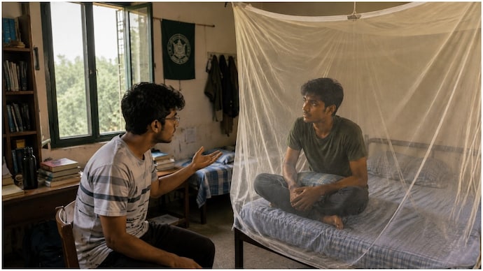 A bizarre fight broke between two AMU students over a mosquito net. (Photo: AI-generated) AMU