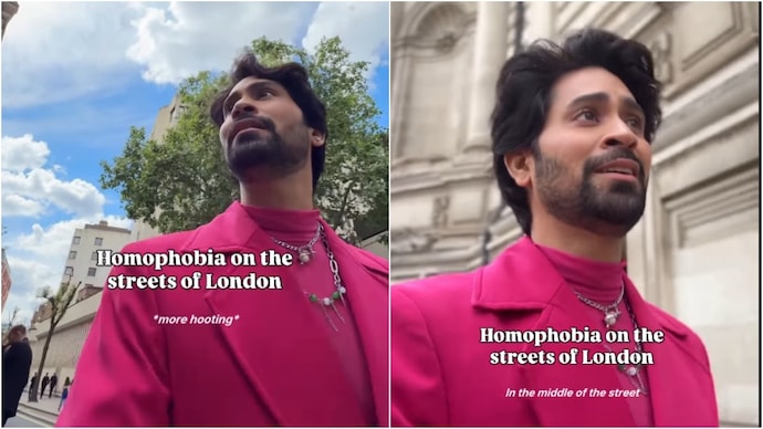 A video shared by Ankush Bahuguna about facing homophobia in London has gone viral. (Photo: Instagram) ankush london