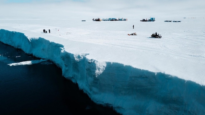 Antarctica contains the largest mass of ice on Earth and remains one of the biggest drivers of global sea-level rise. (Photo: AFP) Antarctica climate change
