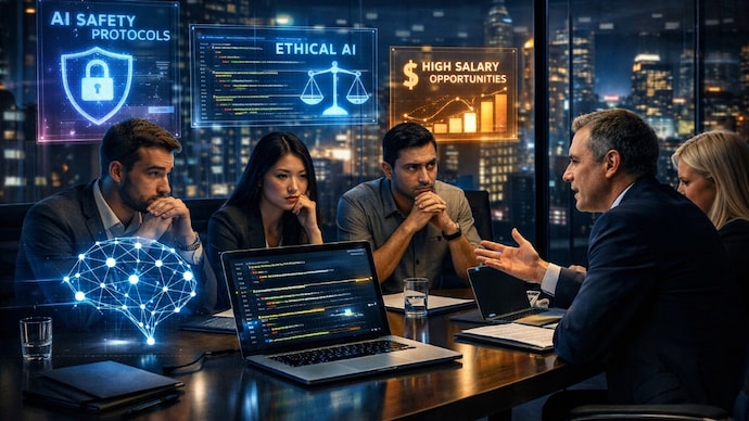 How to get job at Anthropic: Interview process, questions asked, salary, and more details revealed. (Image generated using AI) anthropic, anthropic job, anthropic interview, anthropic salary,