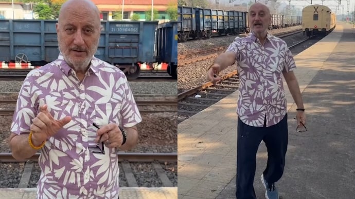 Anupam Kher returns to the iconic DDLJ shooting location (Credits: Instagram/AnupamKher) Anupam Kher returns to the iconic DDLJ shooting location