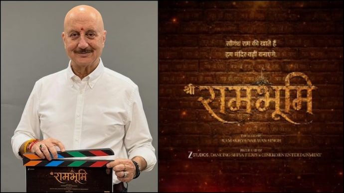Anupam Kher starts shooting for Shri Ram Bhoomi. (Photo courtesy: Instagram/Anupam Kher) Anupam Kher