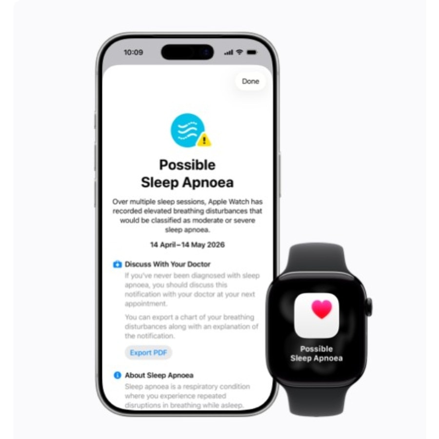 Apple brings sleep apnea notifications to Apple Watch in India