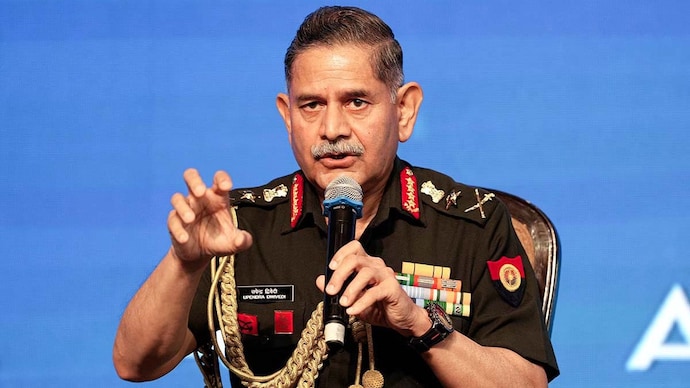 Army Chief Upendra Dwivedi (File Photo: PTI) Army Chief Upendra Dwivedi