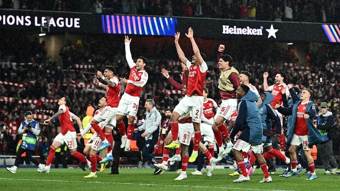 Arsenal reached the Champions League final for only second time (Reuters Photo) Arsenal vs Atletico Madrid