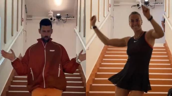 Aryna Sabalenka accepts Novak Djokovic dance challenge (Photo Social Media) Aryna Sabalenka, Novak Djokovic