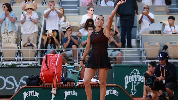 Sabalenka secured a hard-fought win against Jacquemot (Courtesy: Reuters) Aryna Sabalenka, Coco Gauff