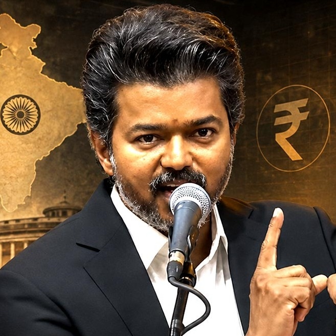 As C Joseph Vijay took oath as the Tamil Nadu CM, he requested people to have patience on the TVK's poll promises. (Image: PTI)