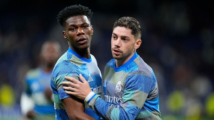 Valverde and Tchouameni came to blows (Courtesy: Getty) Aurelien Tchouameni, Fede Valverde