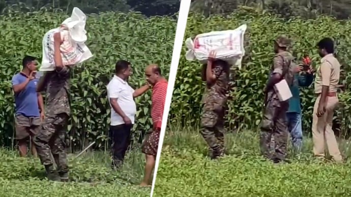 The cash was recovered from a jute field in Baduria Bengal Baduria cash
