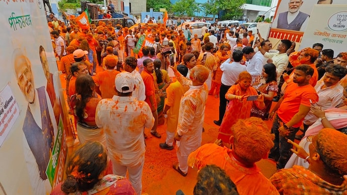 Bengal is only the latest addition to what the BJP posted on its official social media handle as a map of 'Modimay Bharat', an India increasingly coloured saffron.