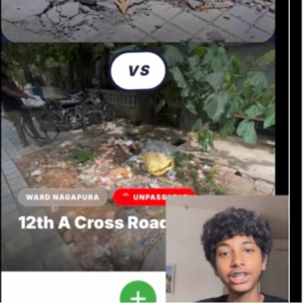 Swipe, report, fix: Bengaluru’s footpath crisis gets a Gen Z solution