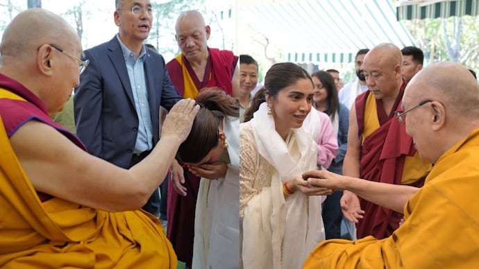 Bhumi Pednekar meets Dalai Lama (Credit: Instagram/BhumiPednekar) Bhumi Pednekar meets Dalai Lama