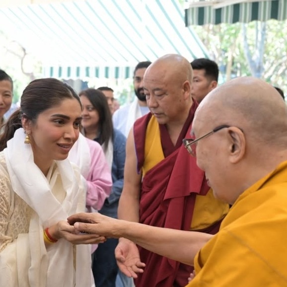 Bhumi Pednekar moved to tears after meeting Dalai Lama