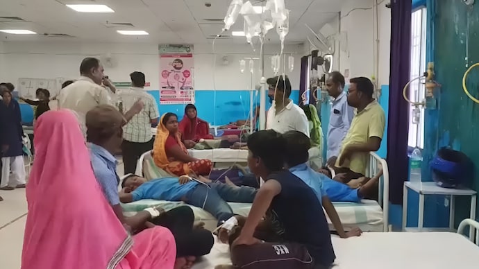 More than 100 students at Baluwaha Middle School in Saharsa were taken ill after lunch. A rumour about a snake in the meal triggered panic as officials sent samples for testing. Bihar mid day meal incident Saharsa