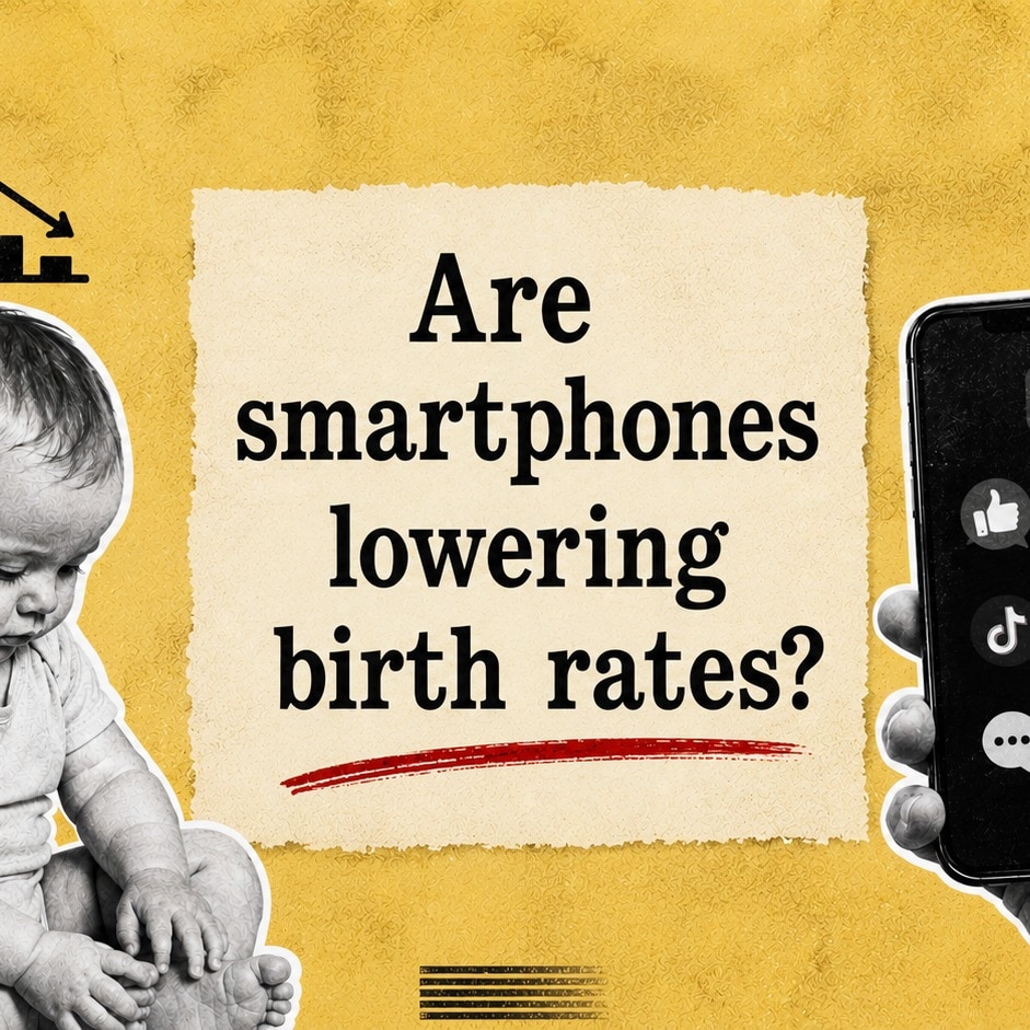 Birth rates are falling globally, your smartphone may be the reason behind it