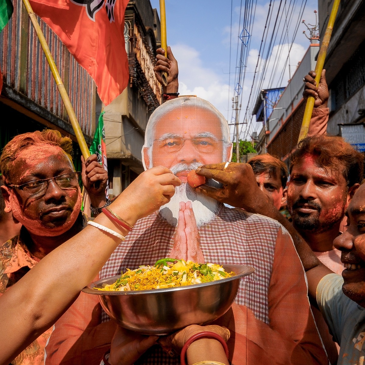 bjp nda footprint in india 21 states indira gandhi record congress peak second time west bengal assam assembly polls elections results
