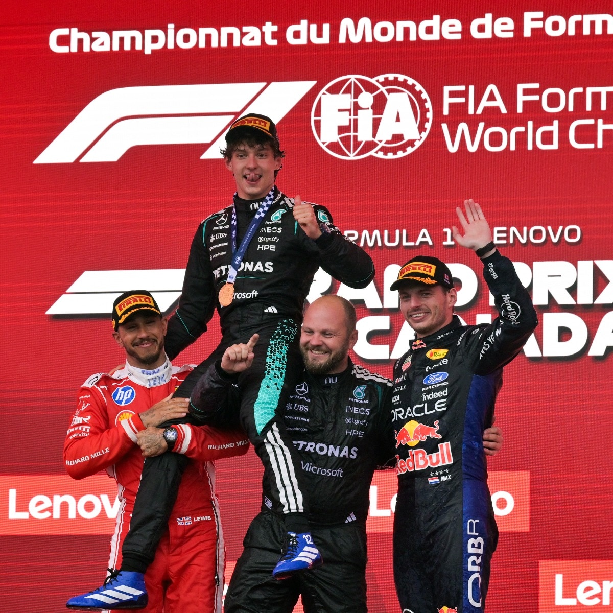 Canadian GP: Hamilton claims Ferrari breakthrough, Antonelli creates F1 history