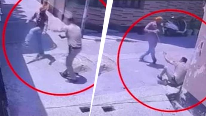 Officials said the prisoner was eventually hit by a bullet fired during the brawl. (Screen grab)