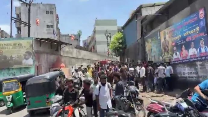 Local residents spotted the body early in the morning, triggering panic in the area as large crowds gathered at the scene. Charred remains of infant found in Surat