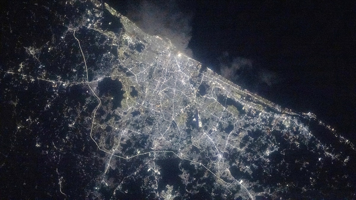 Chennai's Dazzling Night Lights Shine in NASA's Stunning Space Photo