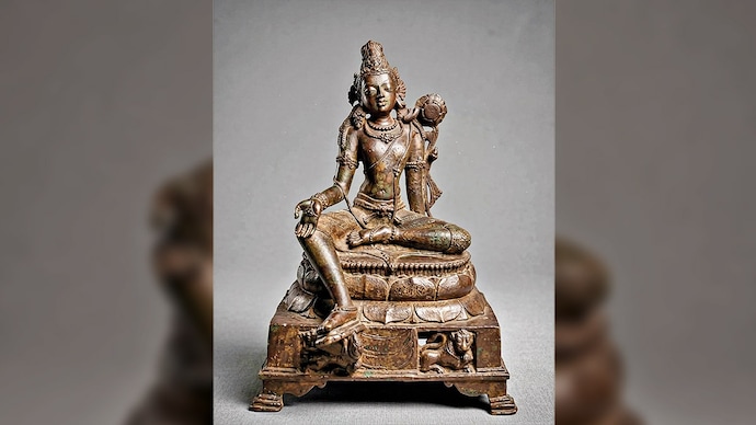 HONING IN: The Avalokiteshwara statue