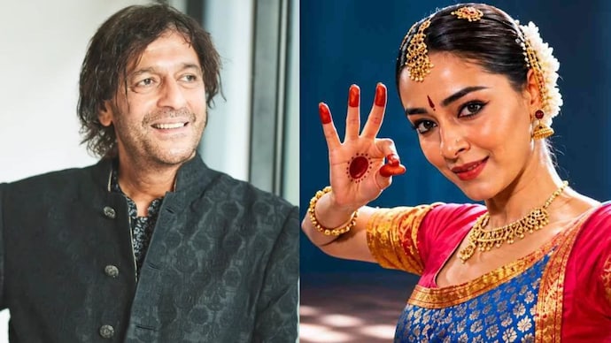Chunky Panday (L), Ananya Panday in Chand Mera Dil (R). (Photo: Instagram/ YouTube video screengrab)