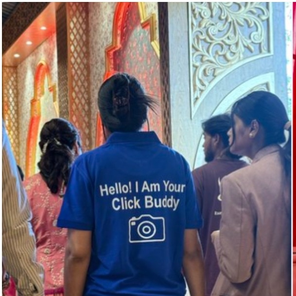 Man finds ‘Click Buddy’ at Indian wedding, a one-stop solution to Insta-worthy clicks