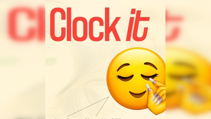 Delhi Police shared a post on the 'clock it' trend. (Photo: Instagram) clock it