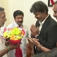 CM Vijay with CV Shanmugam and SP Velumani CM Vijay with CV Shanmugam and SP Velumani